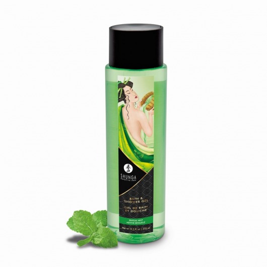 Гель для душа Sensual Mint с ароматом мяты - 370 мл. -  - Магазин феромонов в Иркутске