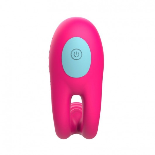 Розовое виброкольцо с пультом ДУ - I-MOON - в Иркутске купить с доставкой