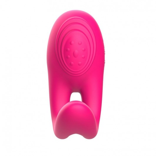 Розовое виброкольцо с пультом ДУ - I-MOON - в Иркутске купить с доставкой