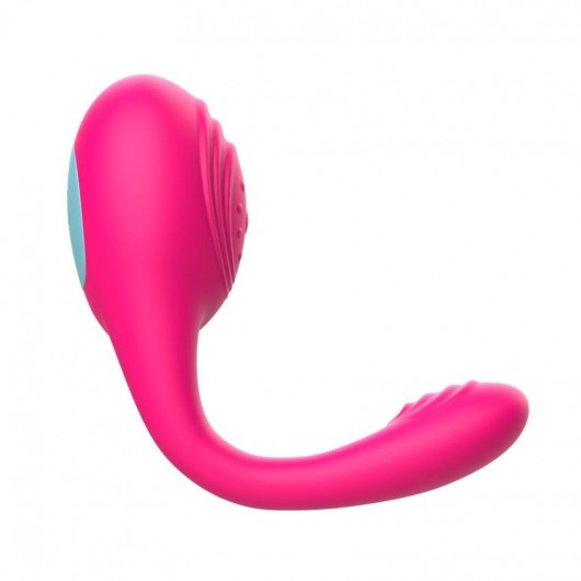 Розовое виброкольцо с пультом ДУ - I-MOON - в Иркутске купить с доставкой