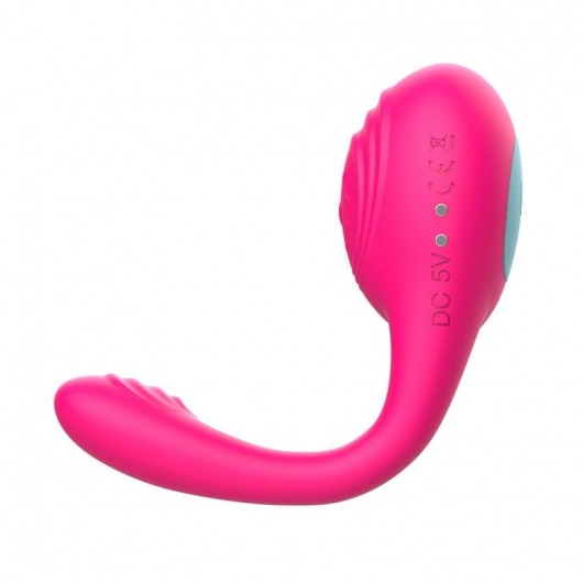 Розовое виброкольцо с пультом ДУ - I-MOON - в Иркутске купить с доставкой