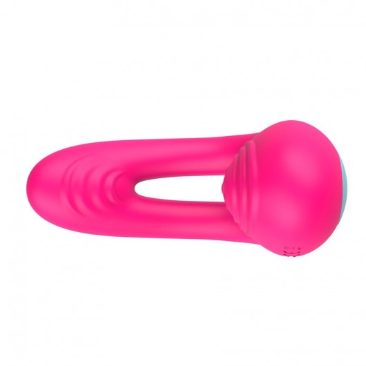 Розовое виброкольцо с пультом ДУ - I-MOON - в Иркутске купить с доставкой