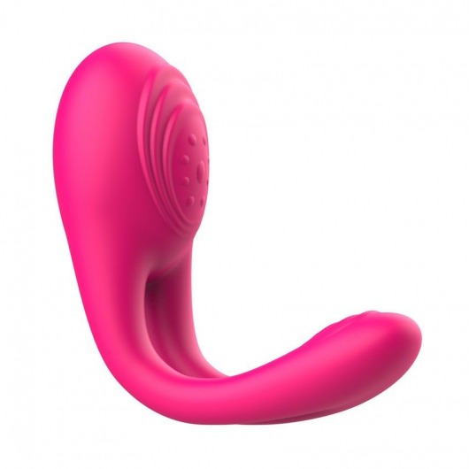 Розовое виброкольцо с пультом ДУ - I-MOON - в Иркутске купить с доставкой