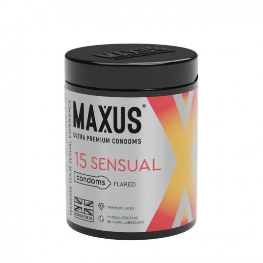 Анатомические презервативы MAXUS Sensual - 15 шт. - Maxus - купить с доставкой в Иркутске