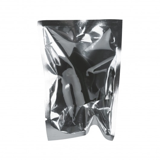 Черная анальная пробка с ограничителем - 7,5 см. - Волшебная страна