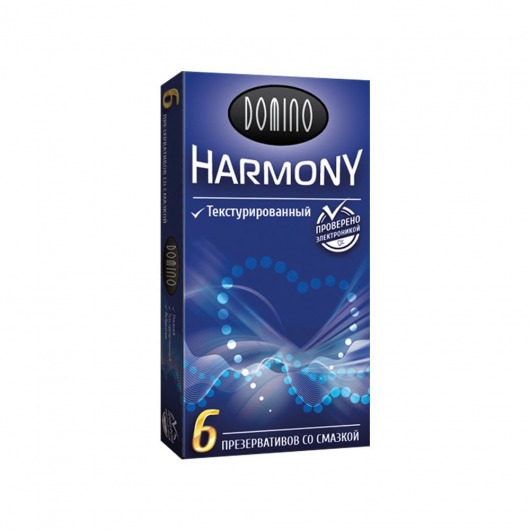 Текстурированные презервативы Domino Harmony - 6 шт. - Domino - купить с доставкой в Иркутске