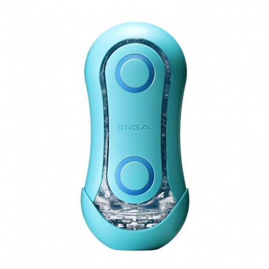 Голубой мастурбатор Tenga Flip ORB Ocean - Tenga - в Иркутске купить с доставкой