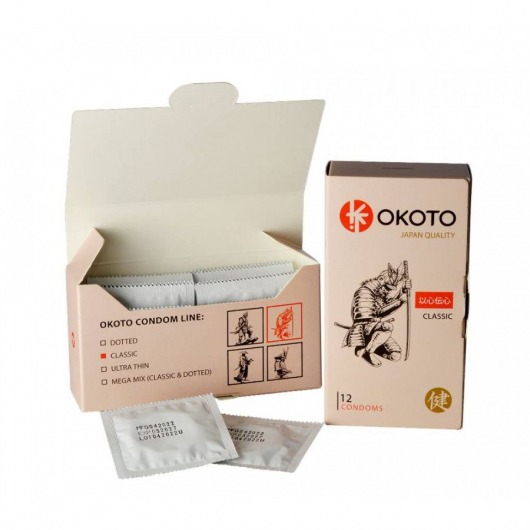 Презервативы OKOTO Classic - 12 шт. - Sitabella - купить с доставкой в Иркутске