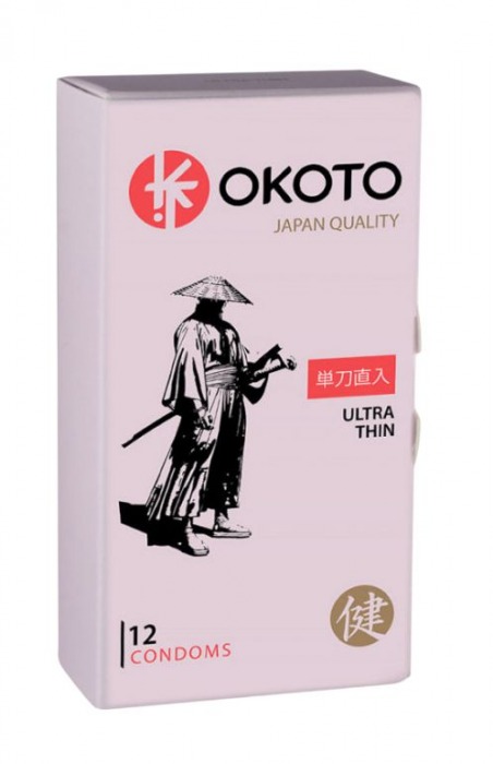 Тонкие презервативы OKOTO Ultra Thin - 12 шт. - Sitabella - купить с доставкой в Иркутске