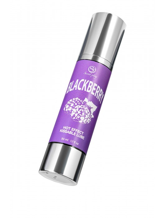 Массажное масло 2-в-1 Blackberry Hot Effect с разогревающим эффектом и вкусом ежевики - 50 мл. - Secret Play - купить с доставкой в Иркутске