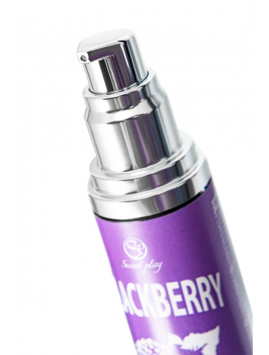 Массажное масло 2-в-1 Blackberry Hot Effect с разогревающим эффектом и вкусом ежевики - 50 мл. - Secret Play - купить с доставкой в Иркутске