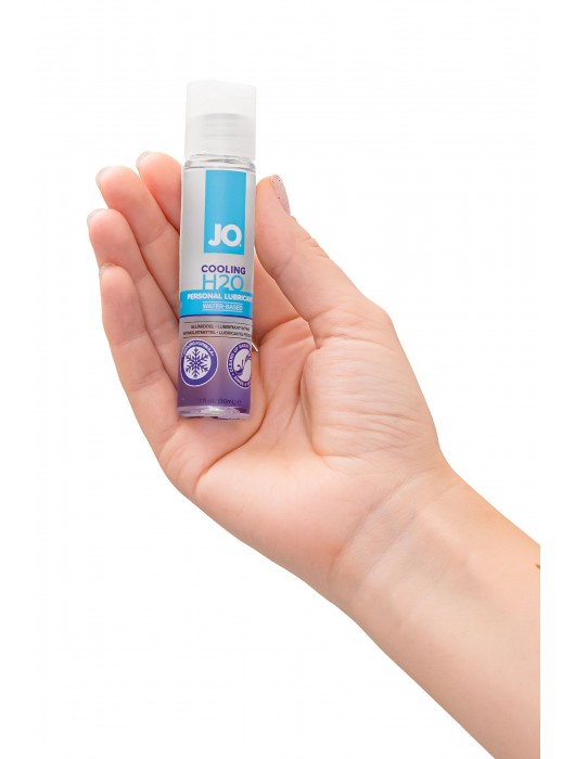 Охлаждающий лубрикант на водной основе JO H2O COOLING - 30 мл. - System JO - купить с доставкой в Иркутске