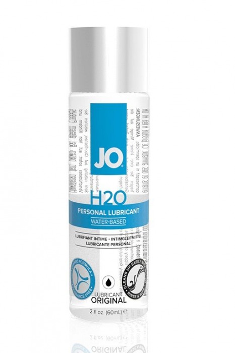 Нейтральный лубрикант на водной основе JO Personal Lubricant H2O - 60 мл. - System JO - купить с доставкой в Иркутске