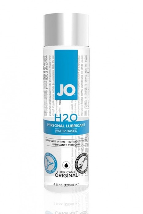 Нейтральный лубрикант на водной основе JO Personal Lubricant H2O - 120 мл. - System JO - купить с доставкой в Иркутске