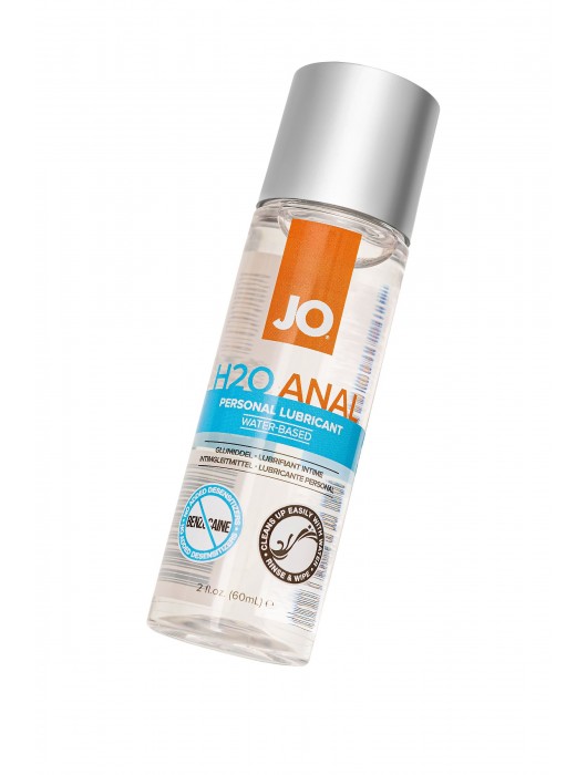 Анальный лубрикант на водной основе JO Anal H2O - 60 мл. - System JO - купить с доставкой в Иркутске