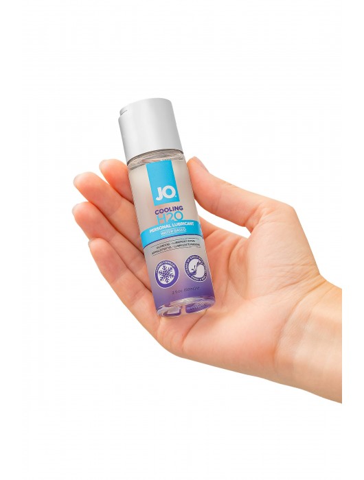 Охлаждающий лубрикант на водной основе JO Personal Lubricant H2O COOLING - 60 мл. - System JO - купить с доставкой в Иркутске