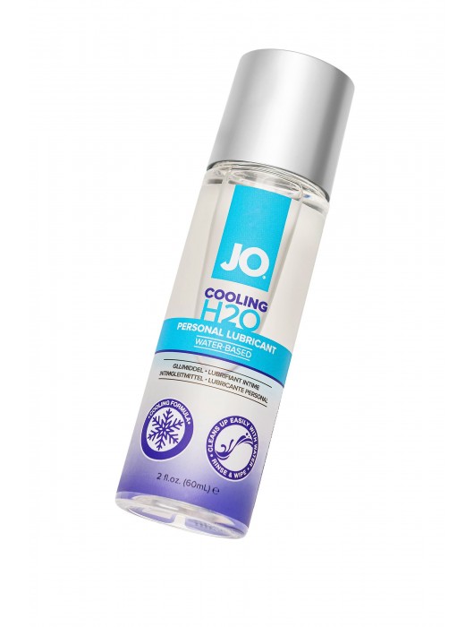 Охлаждающий лубрикант на водной основе JO Personal Lubricant H2O COOLING - 60 мл. - System JO - купить с доставкой в Иркутске