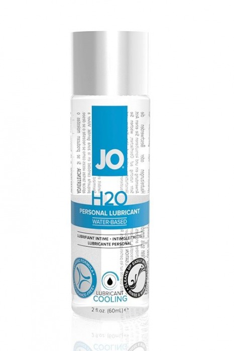Охлаждающий лубрикант на водной основе JO Personal Lubricant H2O COOLING - 60 мл. - System JO - купить с доставкой в Иркутске