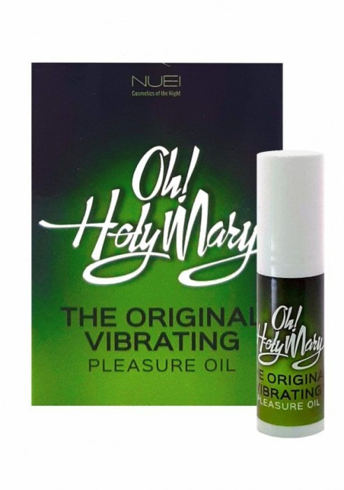 Масло унисекс с эффектом вибрации Oh! Holy Mary - 6 мл. - Nuei cosmetics - купить с доставкой в Иркутске