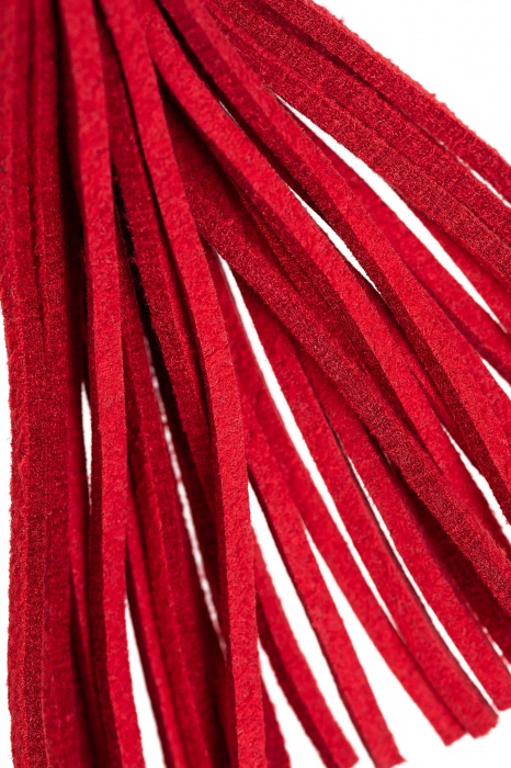 Зажимы на соски «Вилки» с красными кисточками из замши - Pecado - купить с доставкой в Иркутске