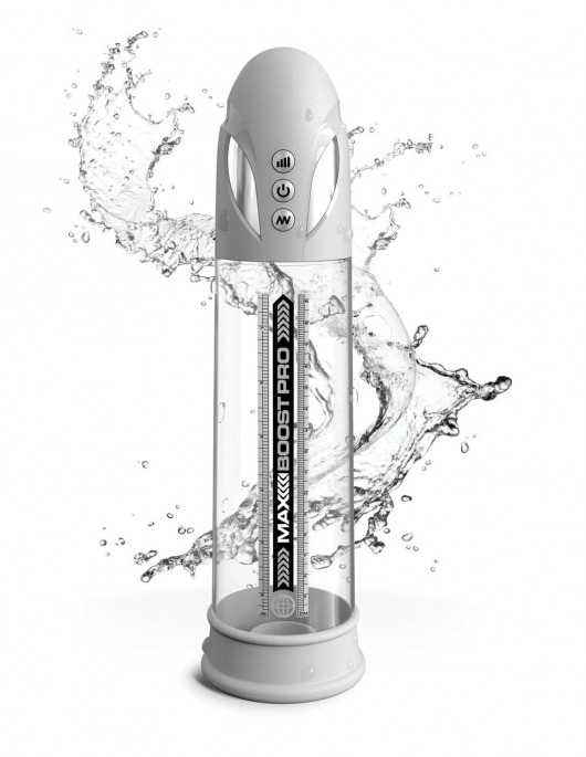 Белая вакуумная автоматическая помпа Max Boost Pro Flow - Pipedream - в Иркутске купить с доставкой
