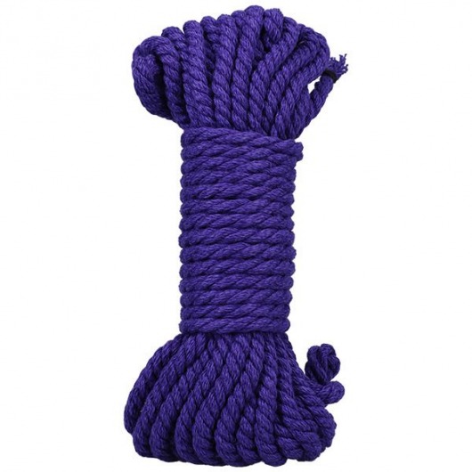 Фиолетовая верёвка для связывания и фиксации Bind Tie - 9,14 м. - Doc Johnson - купить с доставкой в Иркутске