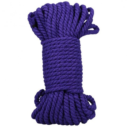 Фиолетовая верёвка для связывания и фиксации Bind Tie - 15,24 м. - Doc Johnson - купить с доставкой в Иркутске