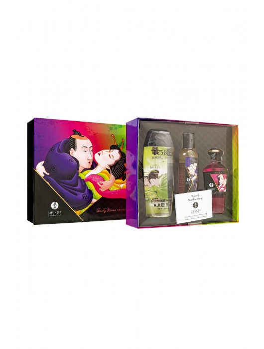 Подарочный набор Fruity Kisses из 3 предметов - Shunga - купить с доставкой в Иркутске