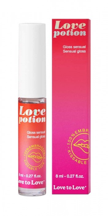 Возбуждающий блеск для губ Love Potion - 8 мл. - Love to Love - купить с доставкой в Иркутске