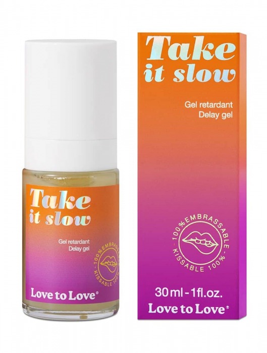 Пролонгирующий гель для мужчин Take It Slow - 30 мл. - Love to Love - купить с доставкой в Иркутске