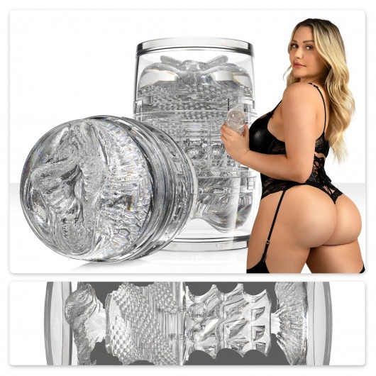 Прозрачный двусторонний мастурбатор Fleshlight Quickshot Mia Malkova - Fleshlight - в Иркутске купить с доставкой