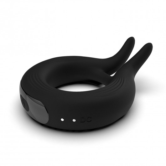 Черное эрекционное кольцо Marry Me Rechargeable Vibrating Cockring - Adrien Lastic - в Иркутске купить с доставкой