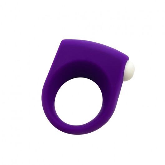 Фиолетовое эрекционное кольцо Puggle Vibrating Ring with Bullet - Adrien Lastic - в Иркутске купить с доставкой
