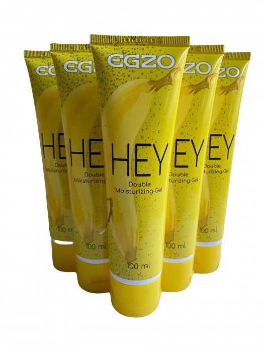 Набор из 5 анальных лубрикантов на водной основе Egzo Hey (по 100 мл.) - EGZO - купить с доставкой в Иркутске