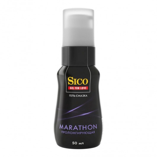 Пролонгирующая гель-смазка Sico Marathon - 50 мл. - Sico - купить с доставкой в Иркутске