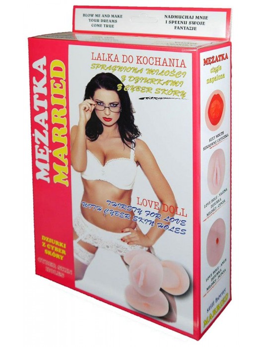 Надувная секс-кукла Mezatka с реалистичной вставкой - Boys of Toys - в Иркутске купить с доставкой