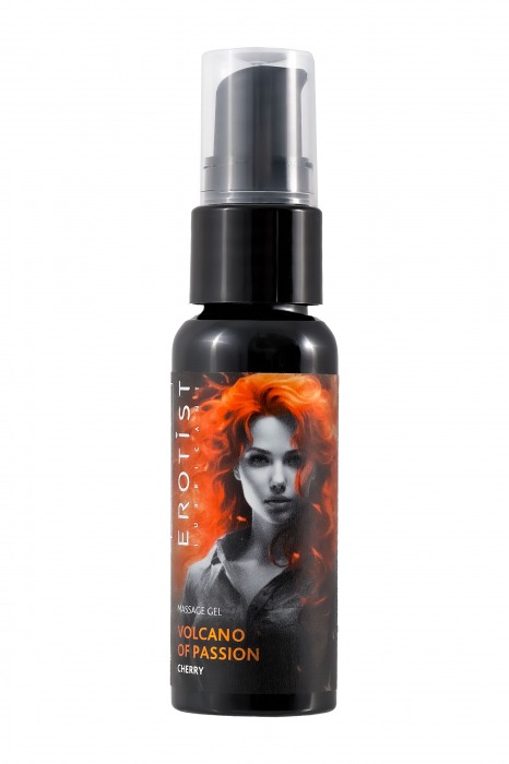 Гель с эффектом вибрации Volcano Of Passion со вкусом вишни - 25 мл. - Erotist Lubricants - купить с доставкой в Иркутске