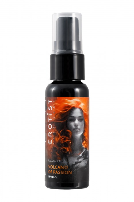 Гель с эффектом вибрации Volcano Of Passion со вкусом манго - 25 мл. - Erotist Lubricants - купить с доставкой в Иркутске