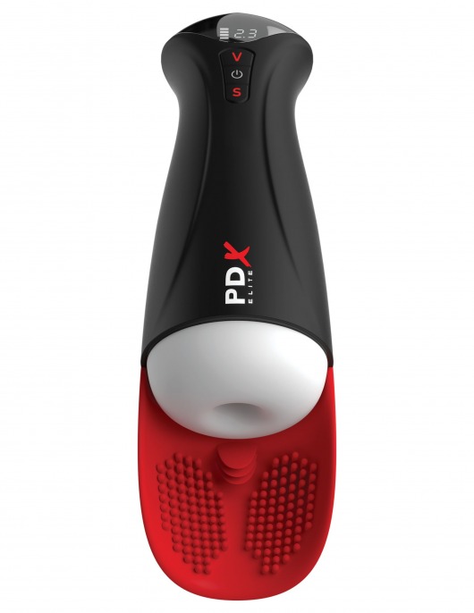 Мастурбатор в колбе с вибрацией Fuck-O-Matic Pro XL - Pipedream - в Иркутске купить с доставкой