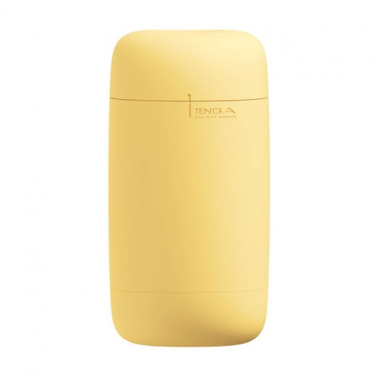 Желтый мастурбатор Tenga Puffy - Tenga - в Иркутске купить с доставкой