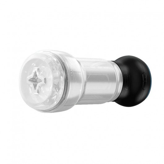 Набор PowerBlow   Feel Pocket Stroker Crystal: мастурбатор и интерактивная насадка - Kiiroo - в Иркутске купить с доставкой