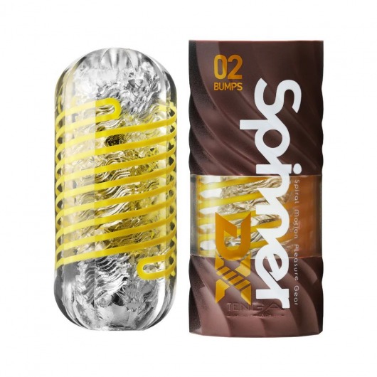 Мастурбатор Tenga Spinner DX 02 Bumps - Tenga - в Иркутске купить с доставкой