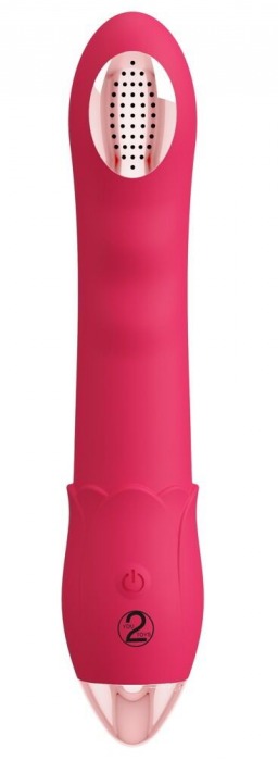 Малиновая насадка на душ с вибрацией Showers to orgasm - 20,1 см. - Orion - купить с доставкой в Иркутске