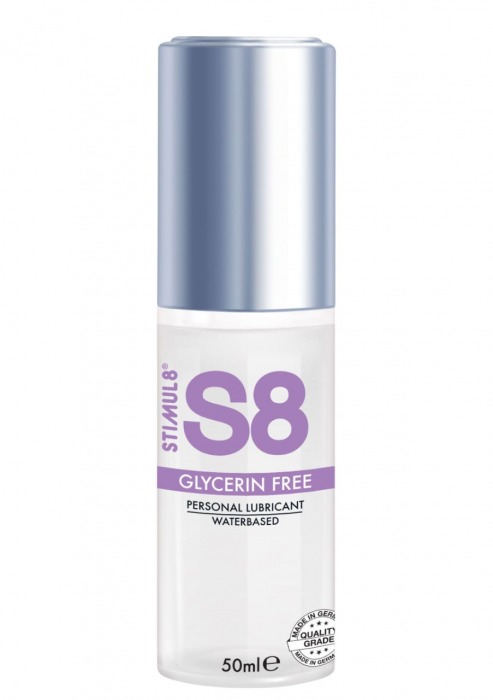 Лубрикант на водной основе S8 Glycerin Free без глицерина - 50 мл. - Stimul8 - купить с доставкой в Иркутске