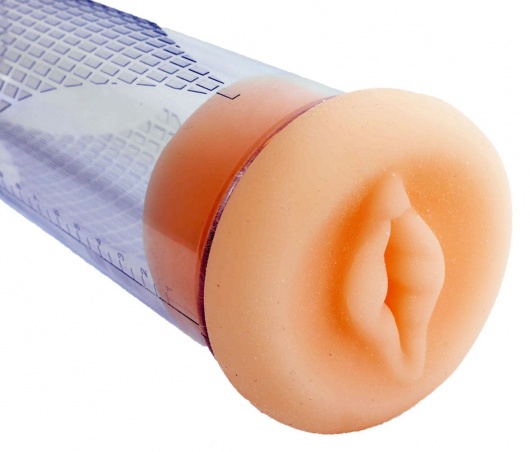 Телесный уплотнитель для вакуумной помпы в виде вагины - Boys of Toys - в Иркутске купить с доставкой