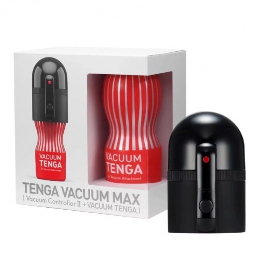 Набор Tenga Vacuum Max: мастурбатор и устройство для создания вакуума - Tenga - в Иркутске купить с доставкой Набор Tenga Vacuum Max: мастурбатор и устройство для создания вакуума - Tenga - в Иркутске купить с доставкой