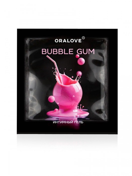 Саше съедобной оральной смазки OraLove с ароматом бабл-гам - 3 гр. - Биоритм - купить с доставкой в Иркутске