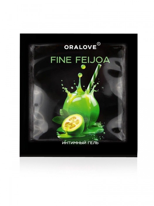Саше съедобной оральной смазки OraLove с ароматом фейхоа - 3 гр. - Биоритм - купить с доставкой в Иркутске