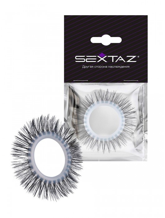 Круглое эрекционное кольцо с длинными «ресничками» - Sextaz - в Иркутске купить с доставкой