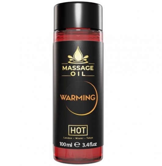 Массажное масло с согревающим эффектом Massage Oil Warming - 100 мл. - HOT - купить с доставкой в Иркутске